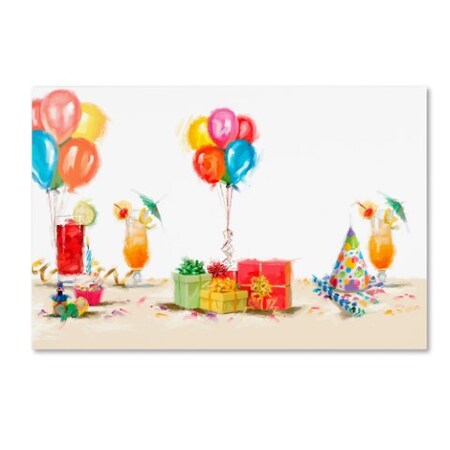 Trademark Fine Art The Macneil Studio 'Party Pops' Canvas Art, 22x32 ALI9186-C2232GG